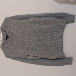 J Crew Heather Gray Crew Neck Sweater Wool/Alpaca Size M